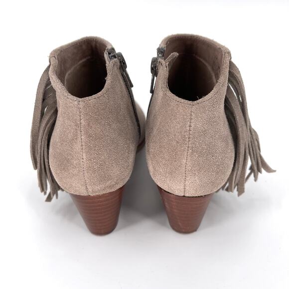 Vionic Faros Bootie Fringe Zip Side Tan 5 - Picture 7 of 9